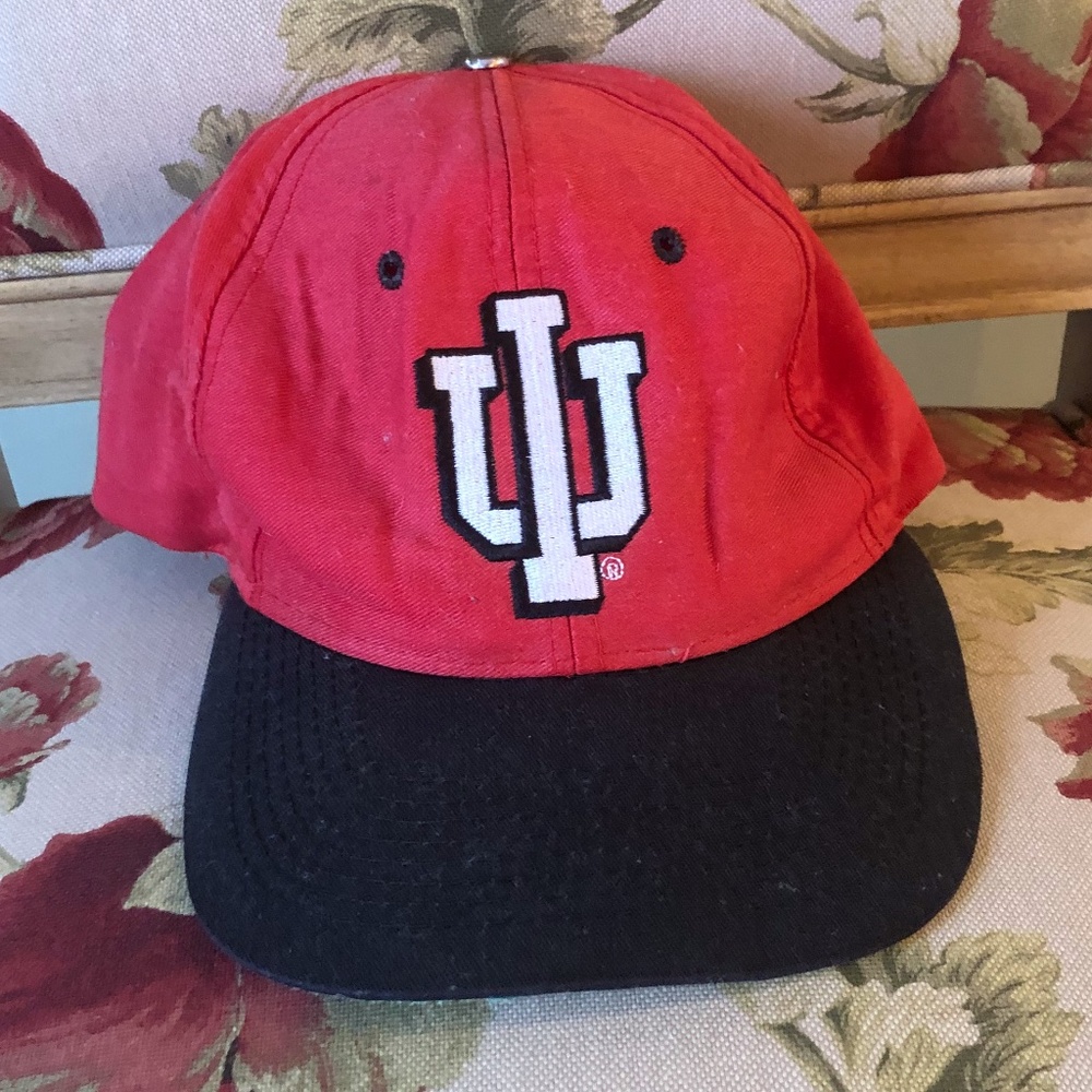 Vintage Indiana University Red Snapback Hat